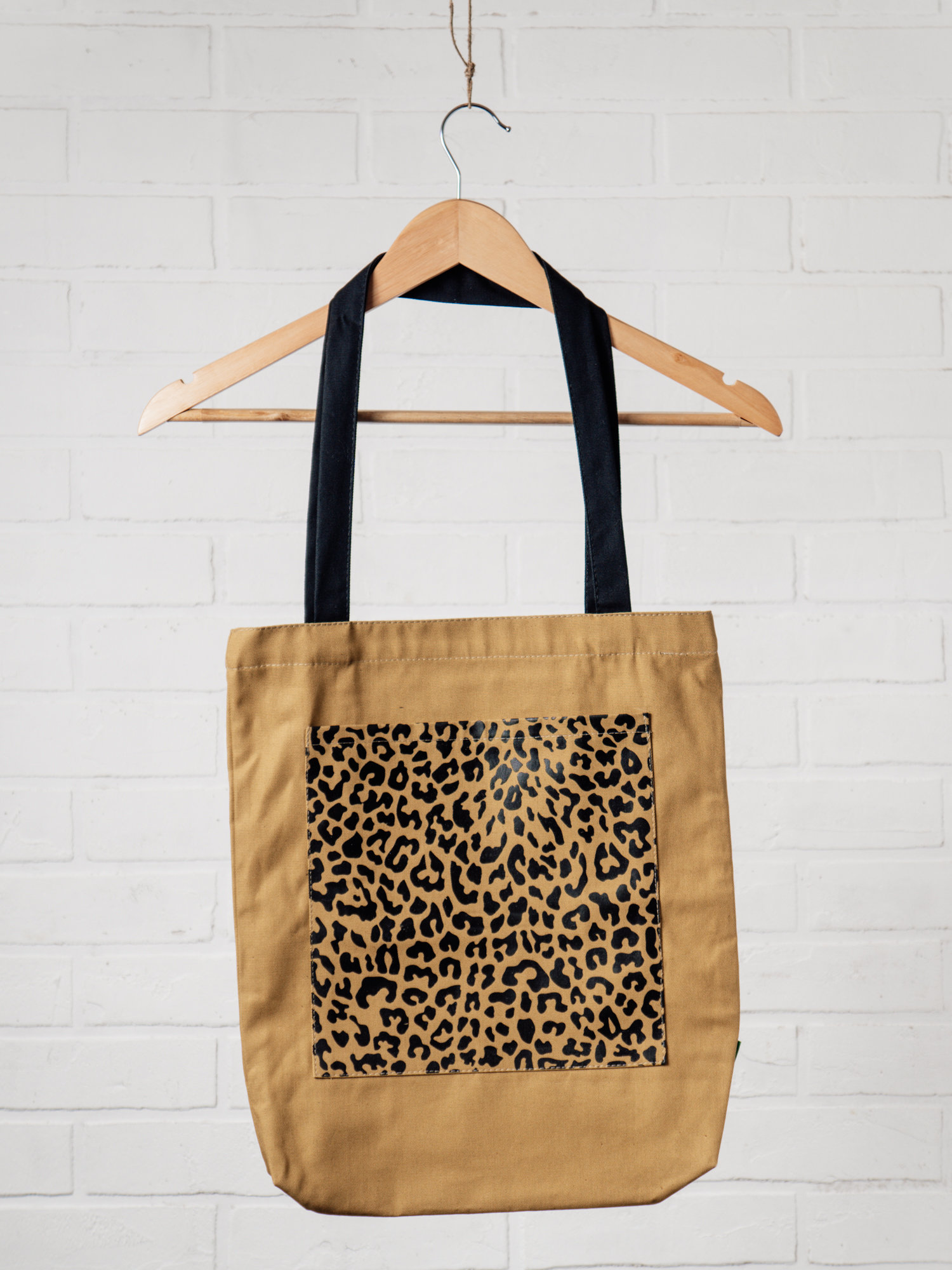 Шоппер с принтом Леопард